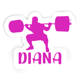 Sticker Diana Weightlifter Image