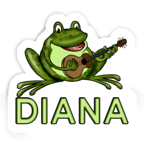 Gitarrenfrosch Aufkleber Diana Image