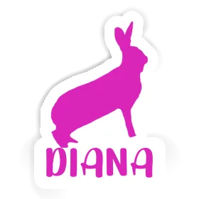 Rabbit Sticker Diana Image