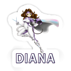 Hairdresser Sticker Diana Image