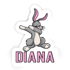 Autocollant Lapin Diana Image