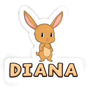 Autocollant Lapin Diana Image