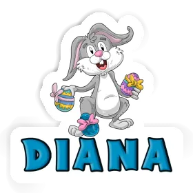 Aufkleber Diana Osterhase Image