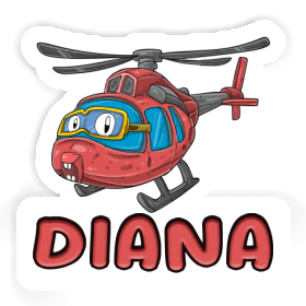 Hubschrauber Sticker Diana Image