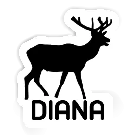 Deer Sticker Diana Image