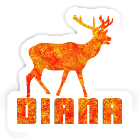 Diana Autocollant Cerf Image