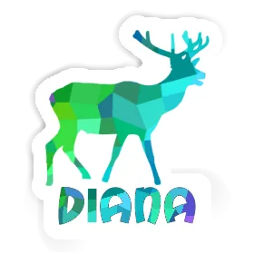 Deer Sticker Diana Image