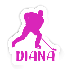 Sticker Diana Hockey Player Image