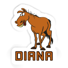 Horse Sticker Diana Image