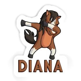 Aufkleber Diana Pferd Image