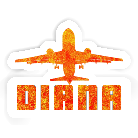 Sticker Jumbo-Jet Diana Image