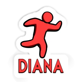 Diana Aufkleber Jogger Image