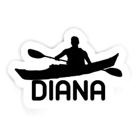 Sticker Kayaker Diana Image