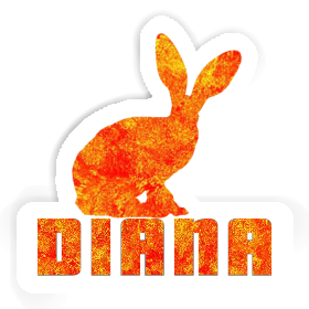 Autocollant Lapin Diana Image