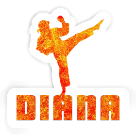 Sticker Karateka Diana Image