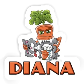 Sticker Monster-Karotte Diana Image