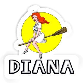 Autocollant Diana Infirmière Image