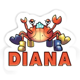 Autocollant Crabe Diana Image