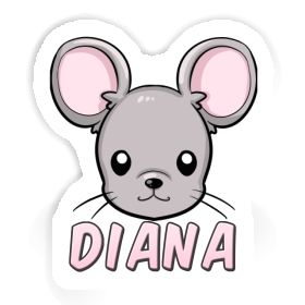 Aufkleber Diana Maus Image