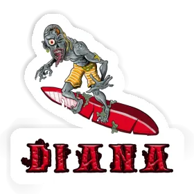 Diana Sticker Wave Rider Image