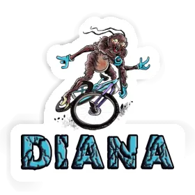 Diana Sticker Mountainbiker Image