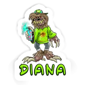 Sticker Monster Diana Image