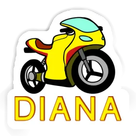 Motorbike Sticker Diana Image