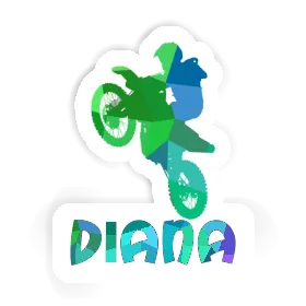 Sticker Diana Motocross Rider Image