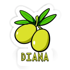 Diana Autocollant Olive Image