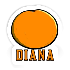 Autocollant Diana Orange Image