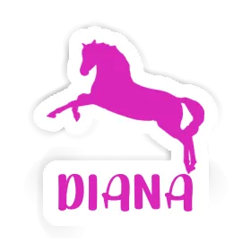 Aufkleber Pferd Diana Image