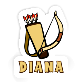 Arrow Bow Sticker Diana Image