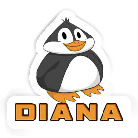 Diana Autocollant Pingouin Image