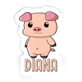 Sticker Diana Schweinchen Image