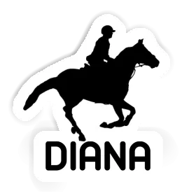 Diana Sticker Horse Rider Image