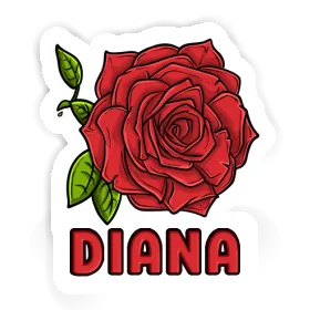 Rose Sticker Diana Image