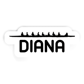 Rowboat Sticker Diana Image