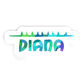 Diana Sticker Ruderboot Image