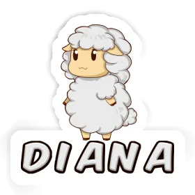 Autocollant Mouton Diana Image