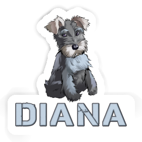 Diana Autocollant Schnauzer Image