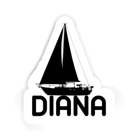 Aufkleber Diana Segelboot Image