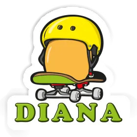 Sticker Skateboard-Ei Diana Image