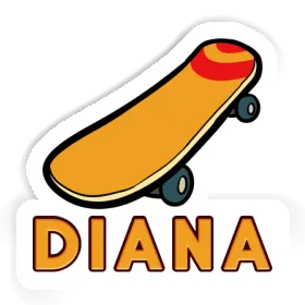 Sticker Skateboard Diana Image