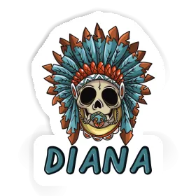 Baby Totenkopf Sticker Diana Image