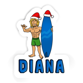 Diana Sticker Surfer Image