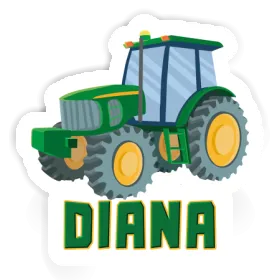 Autocollant Tracteur Diana Image