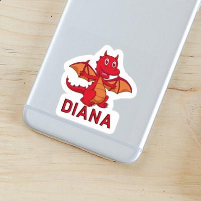 Sticker Drache Diana Gift package Image