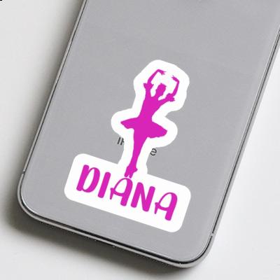 Aufkleber Diana Ballerina Laptop Image