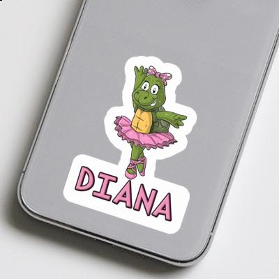 Sticker Ballerina Diana Laptop Image