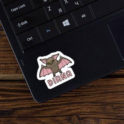 Diana Sticker Bat Laptop Image